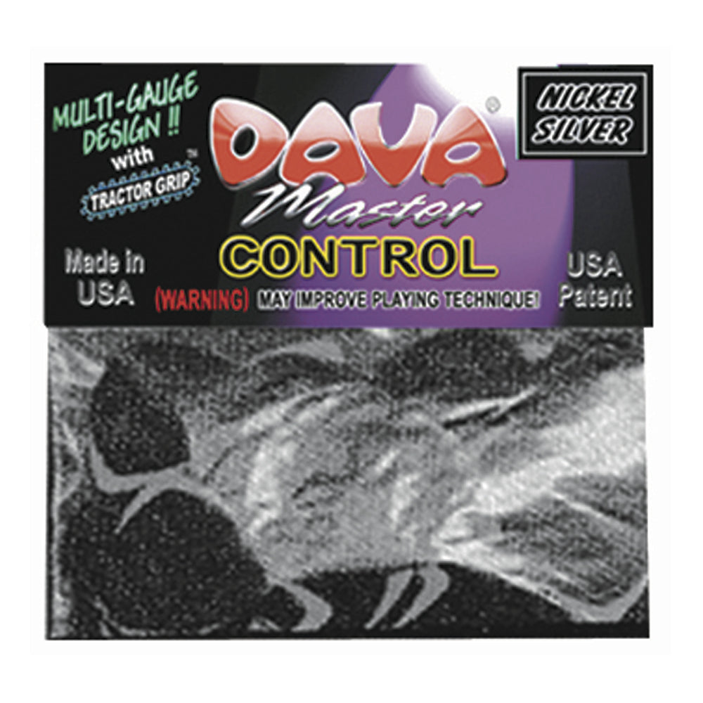 Dava Master Control Nickel Silver Tip Pick ~ 24 Pack