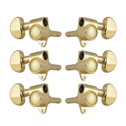Grover Original Locking Rotomatics Machineheads ~ 3+3 ~ Gold