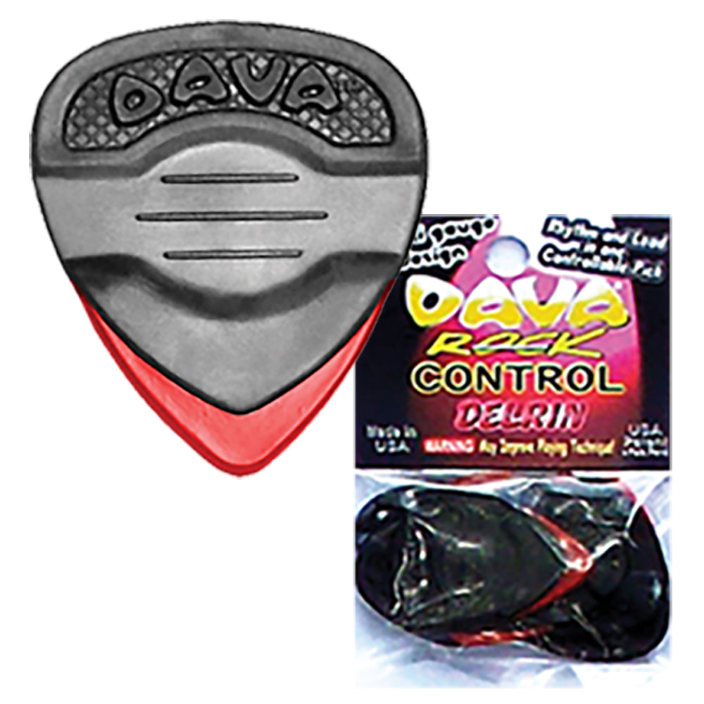 Dava 'Rock Control' Delrin Pick ~ 36 Pack