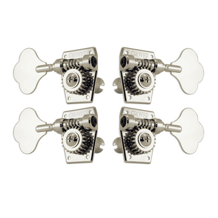 Grover Vintage Bass Machineheads ~ 2+2 ~ Nickel