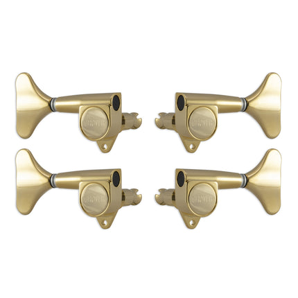 Grover Mini Bass Machineheads ~ 2+2 ~ Gold