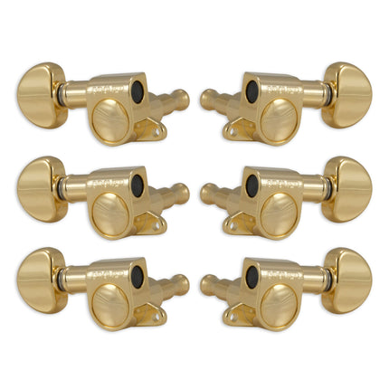 Grover Mini Rotomatics Machineheads ~ 6 in-line ~ Gold