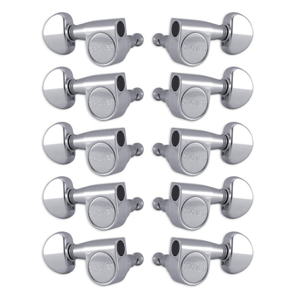 Grover Pedal Steel Guitar Machineheads (Set of 10) ~ Chrome