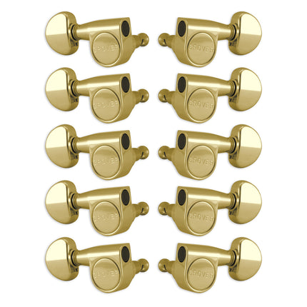 Grover Pedal Steel Guitar Machineheads (Set of 10) ~ Gold