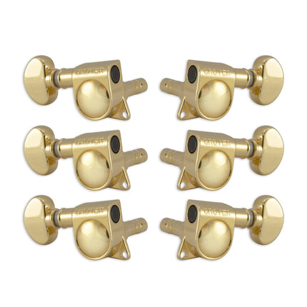 Grover Mini Locking Rotomatics Machineheads ~ 3+3 ~ Gold