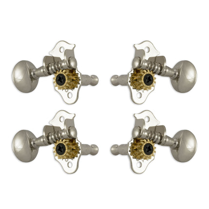 Grover Sta-Tite Geared Ukulele Pegs (Set of 4) ~ Chrome