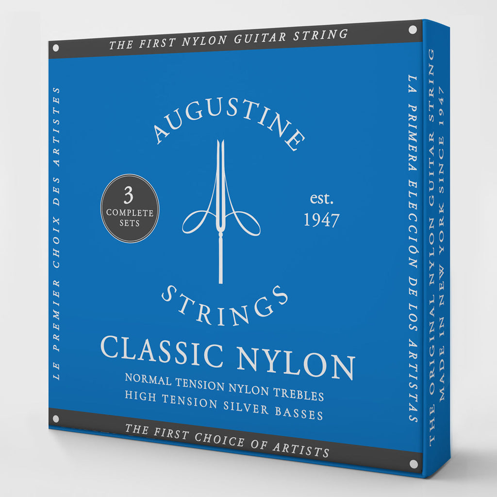 Augustine ABL Classic Blue String Set ~ Pack of 3