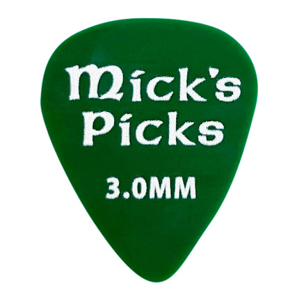 D'Andrea Mick's Picks Bass Pick Pack ~ 3.0mm ~ 3 Picks