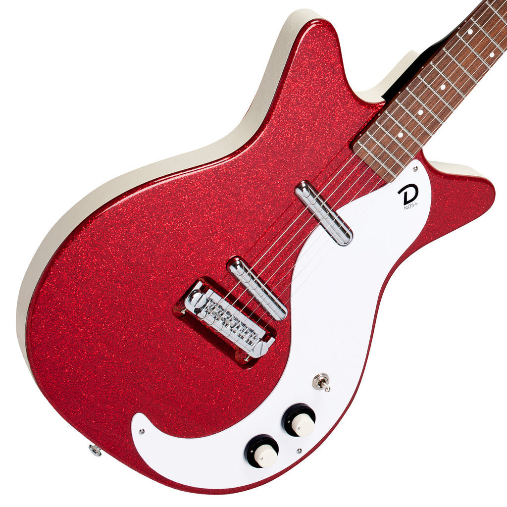 Danelectro '59M NOS Electric Guitar ~ Red Metal Flake