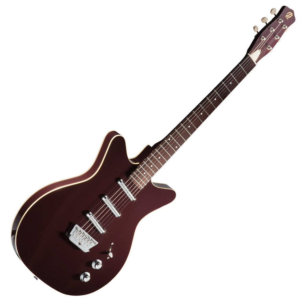 Danelectro Triple Divine Electric Guitar ~ Dark Burgundy