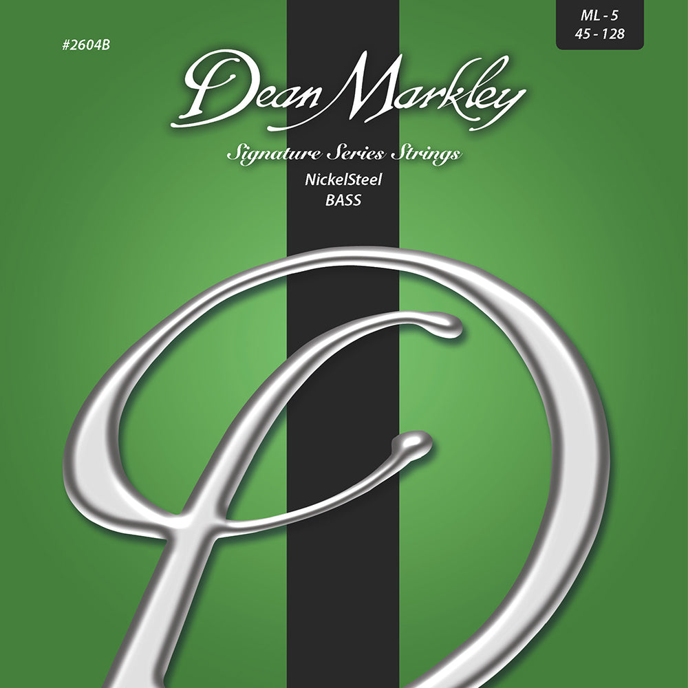 Dean Markley NickelSteel Signature Bass Strings Medium Light 5 String 45-128