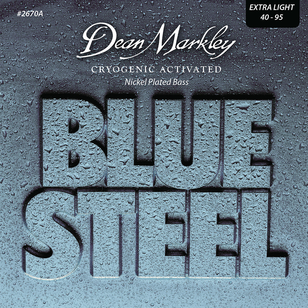 Dean Markley Blue Steel NPS Bass Guitar Strings Extra Light 4 String 40-95