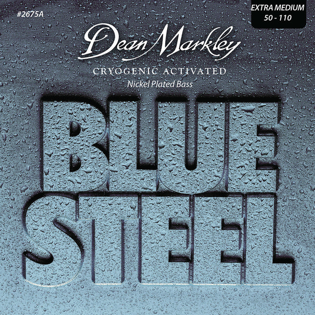 Dean Markley Blue Steel NPS Bass Guitar Strings Extra Medium 4 String 50-110