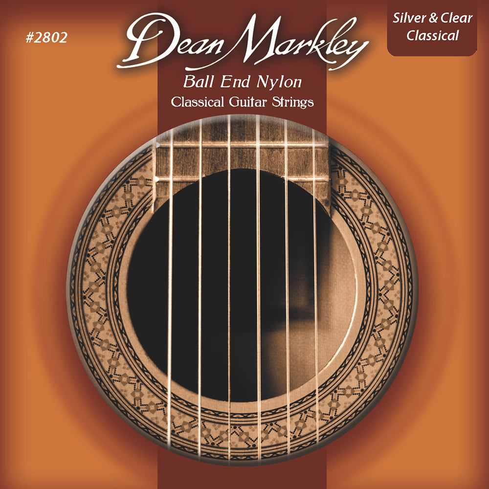 Dean Markley Ball End Nylon Silver & Clear Standard 28-42