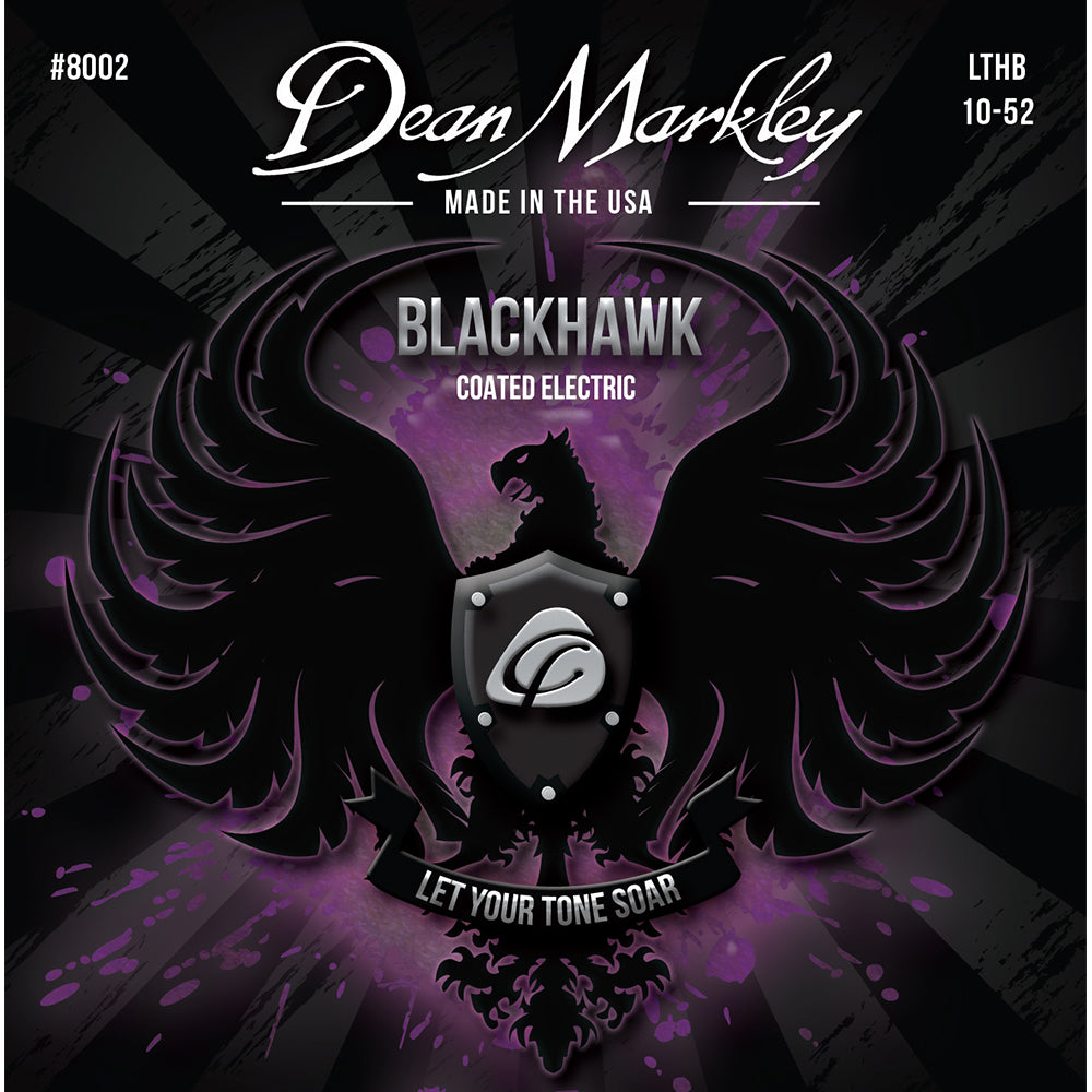 Dean Markley Blackhawk Coated Electric Strings Light Top Heavy Bottom 10-52