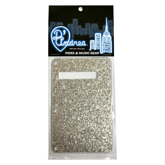 D'Andrea Backplate ~ S-Style ~ Silver Sparkle
