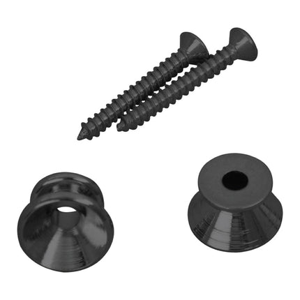 D'Andrea Strap Buttons ~ Black ~ 24 Strap Buttons