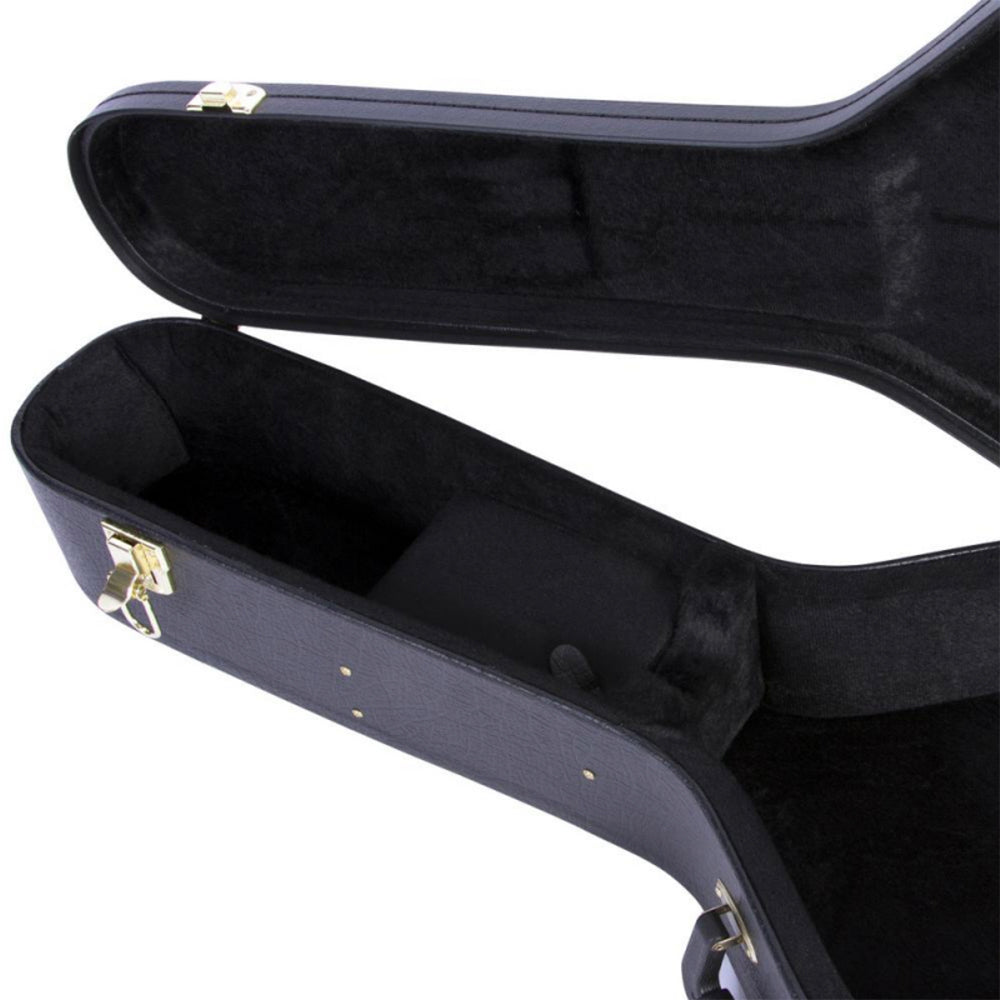 On Stage Hardshell Semi Acoustic Guitar Case ~ Black