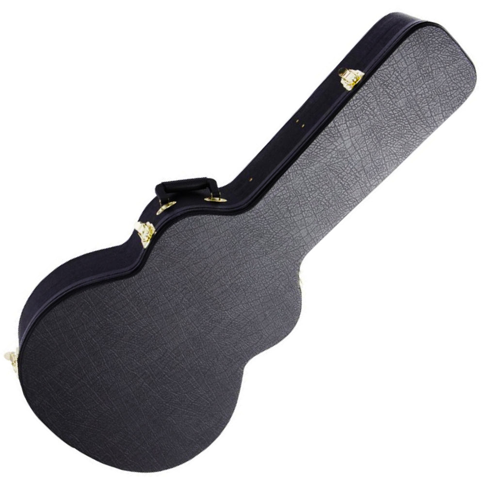 On Stage Hardshell Jumbo Guitar Case ~ Black