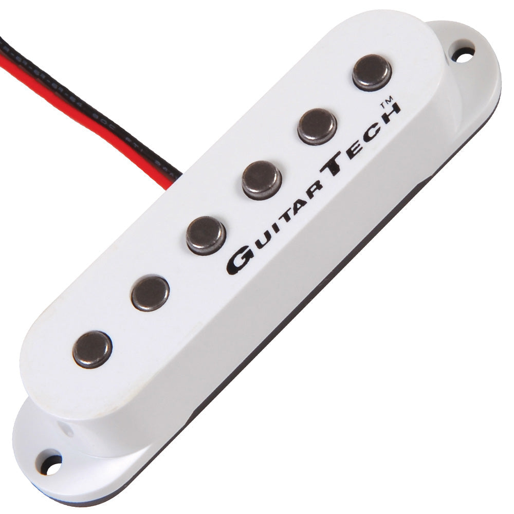 Guitar Tech Single Coil Pickup ~ White Neck