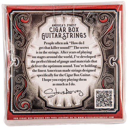 Killer Strings for Cigar Box Guitars ~ Set of 3 ~ Light Nickel