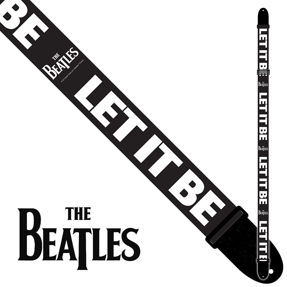 Perri's The Beatles Polyester Guitar Strap ~ Let It Be