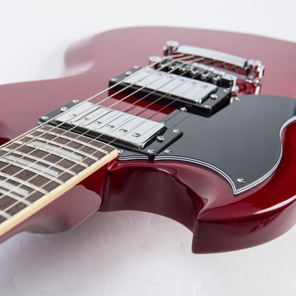 Vintage VS6 ReIssued Electric Guitar ~ Left Hand Cherry Red