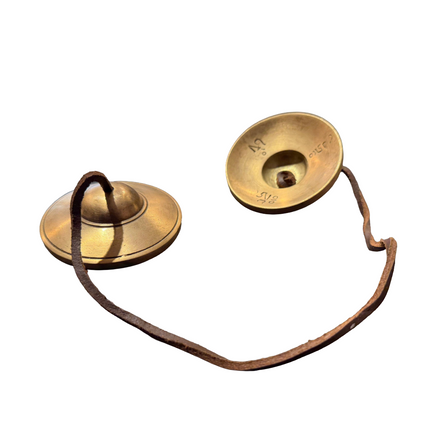 Manjira Chimes Cymbals Nepal Tibetan (8.5 cm) – Bronze Meditation Cymbals