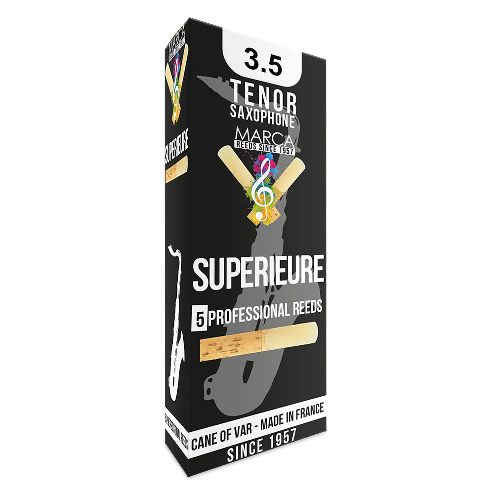 Marca Superieure Reeds ~ 5 Pack ~ Tenor Sax ~ 3.5