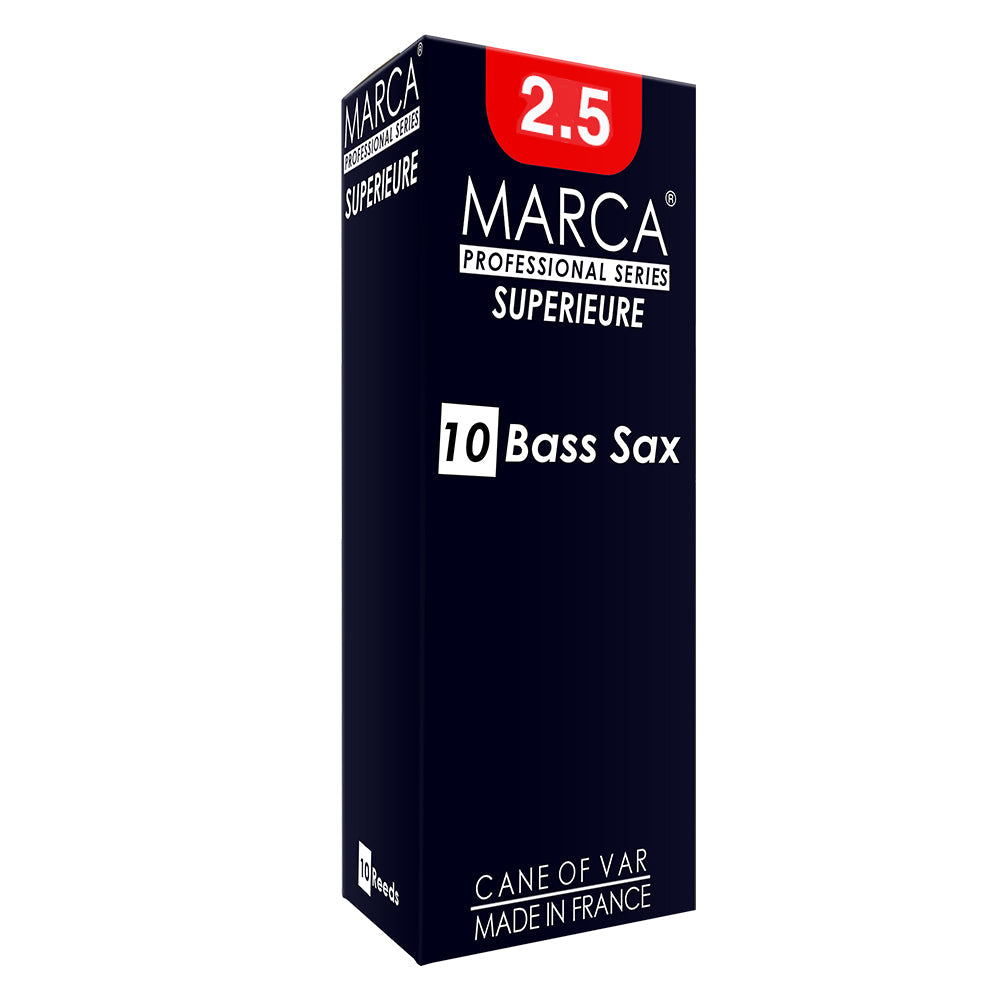 Marca Superieure Reeds ~ 5 Pack ~ Bass Sax ~ 2.5