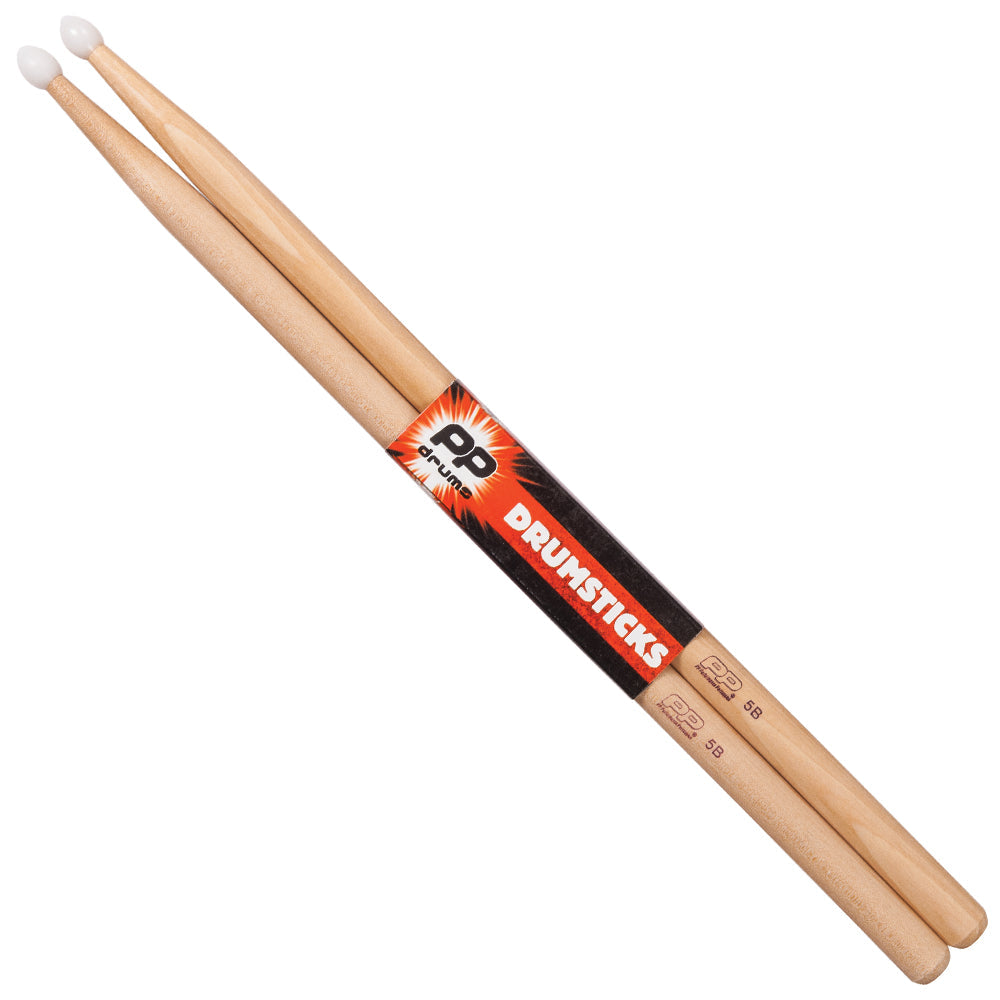 PP Drums Nylon Tip Drum Sticks ~ 5B