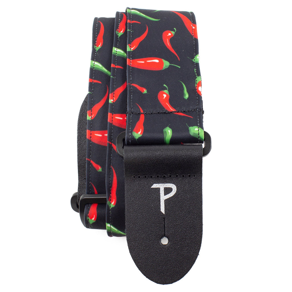 Perri's 2" Fabric Guitar Strap ~ Red Peppers