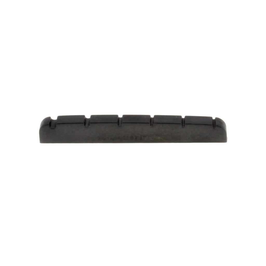 GraphTech Black TUSQ XL Slotted Nut ~ Flat Bottom