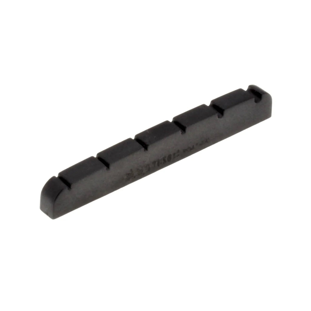 GraphTech Black TUSQ XL Slotted Nut ~ Flat Bottom