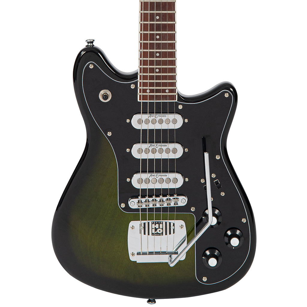 Greenburst Rapier Mercury Electric Guitar