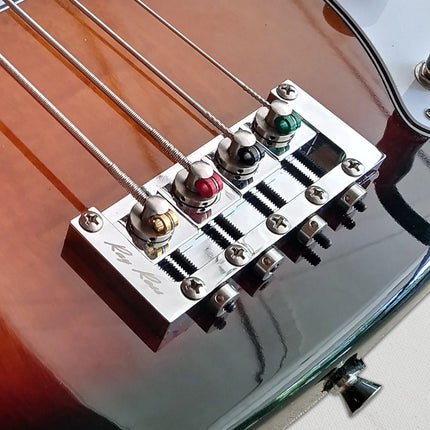 Ray Ross Saddle-Less Bass Bridge ~ 4 String / Gold