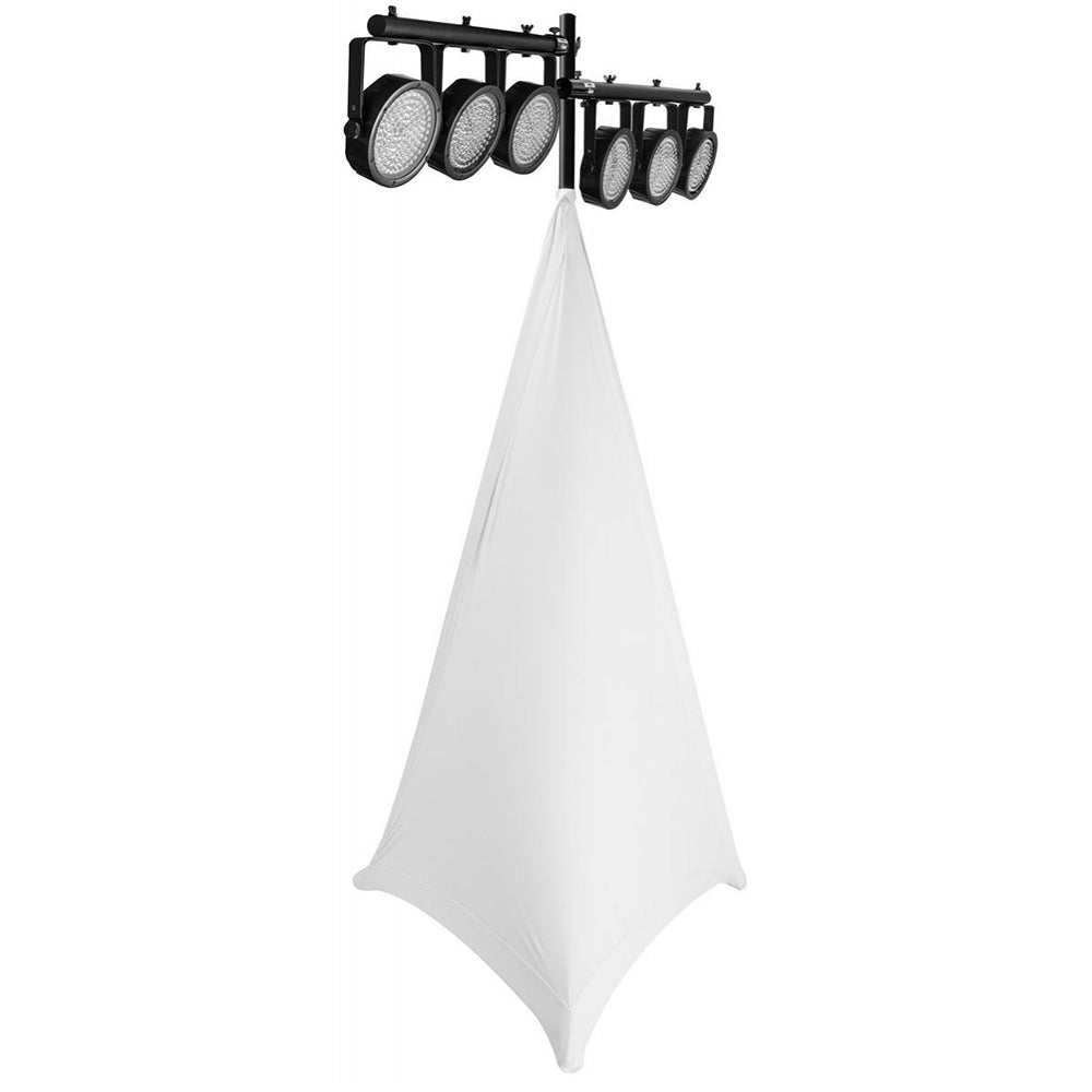 On-Stage Speaker/Lighting Stand Skirt ~ White