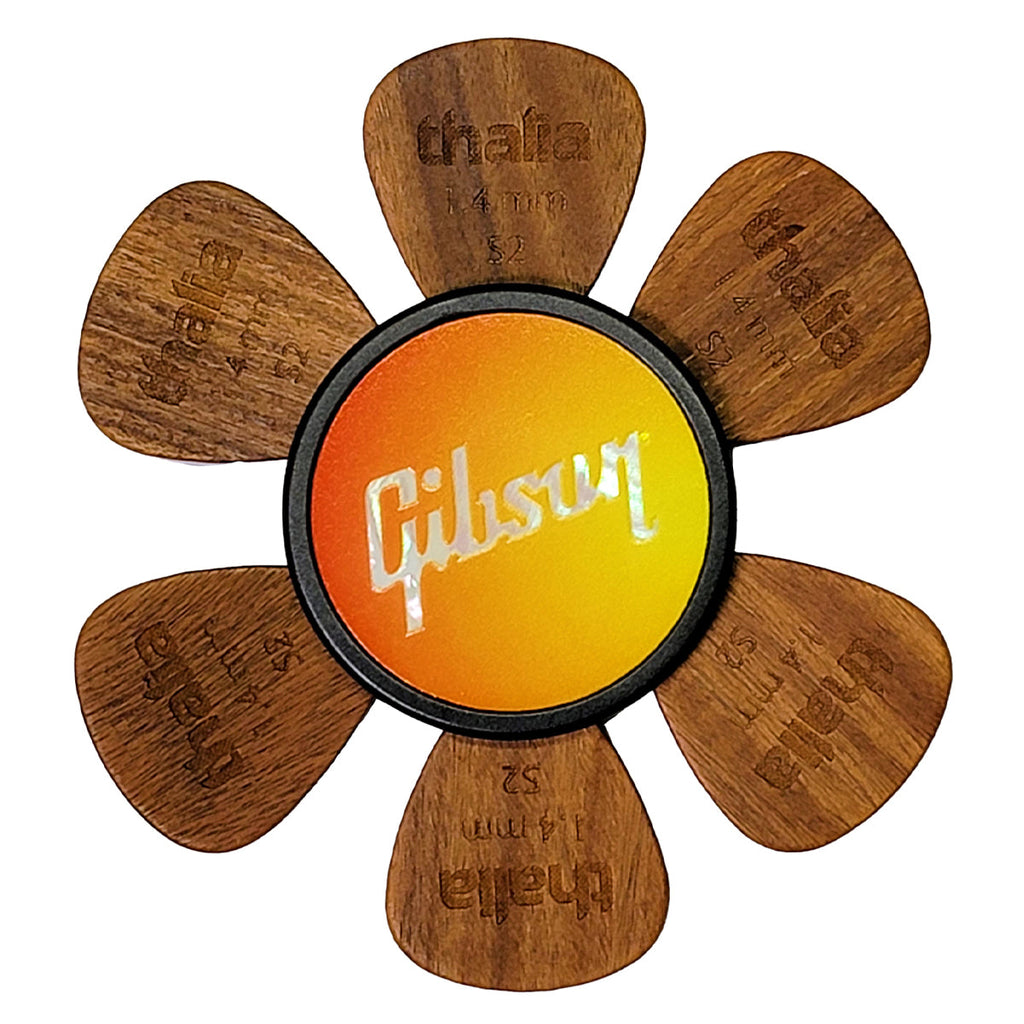 Gibson® by Thalia Pick Puck ~ Sunburst with Gibson Pearl Logo