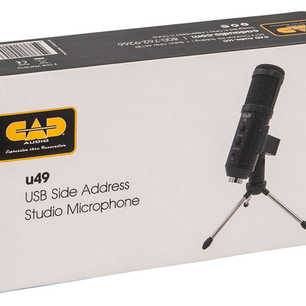 CAD USB Studio Microphone Kit with Headphone Monitor