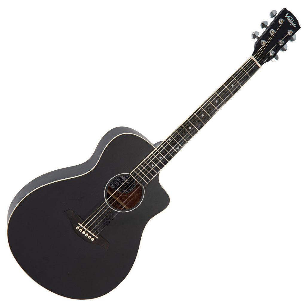 Midnite Black Vintage Pacific Coast Series Acoustic Guitar