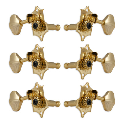 Grover STA-TITE Machineheads ~ 3+3 ~ Vertical ~ Gold