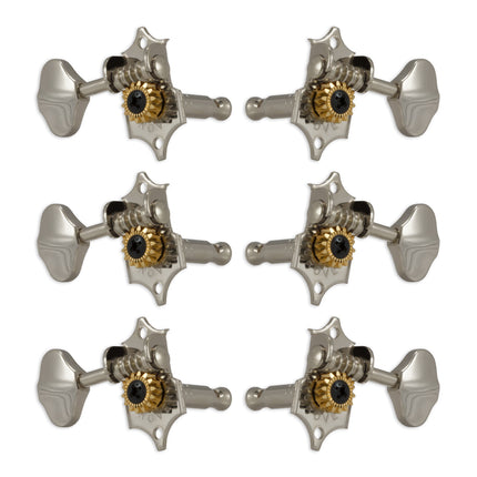 Grover STA-TITE Machineheads ~ 3+3 ~ Vertical ~ Nickel
