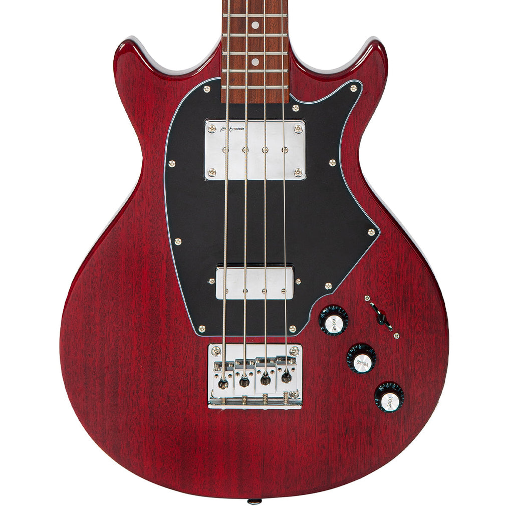 Vintage REVO Series 'Callan' Bass ~ See Thru Cherry Red