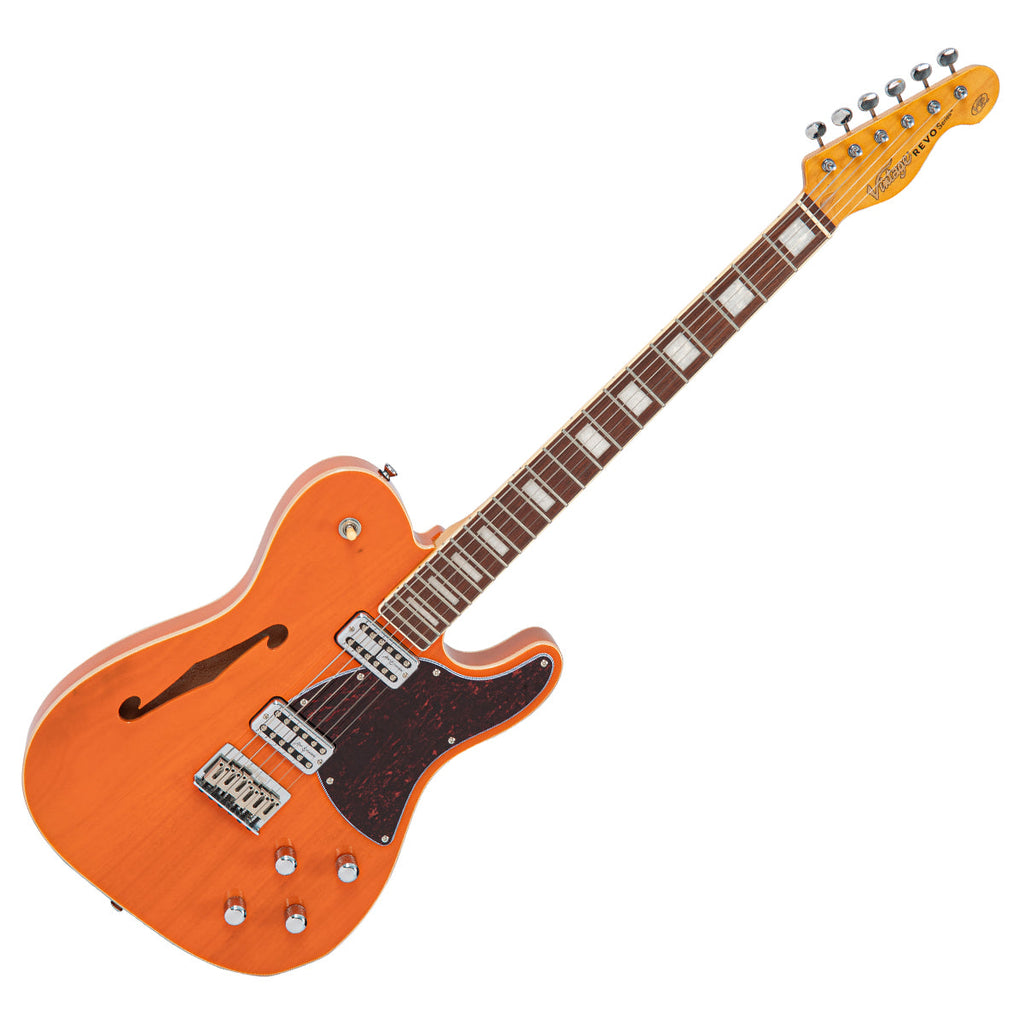 Trans Orange Vintage REVO Series 'Midline' Electric Guitar