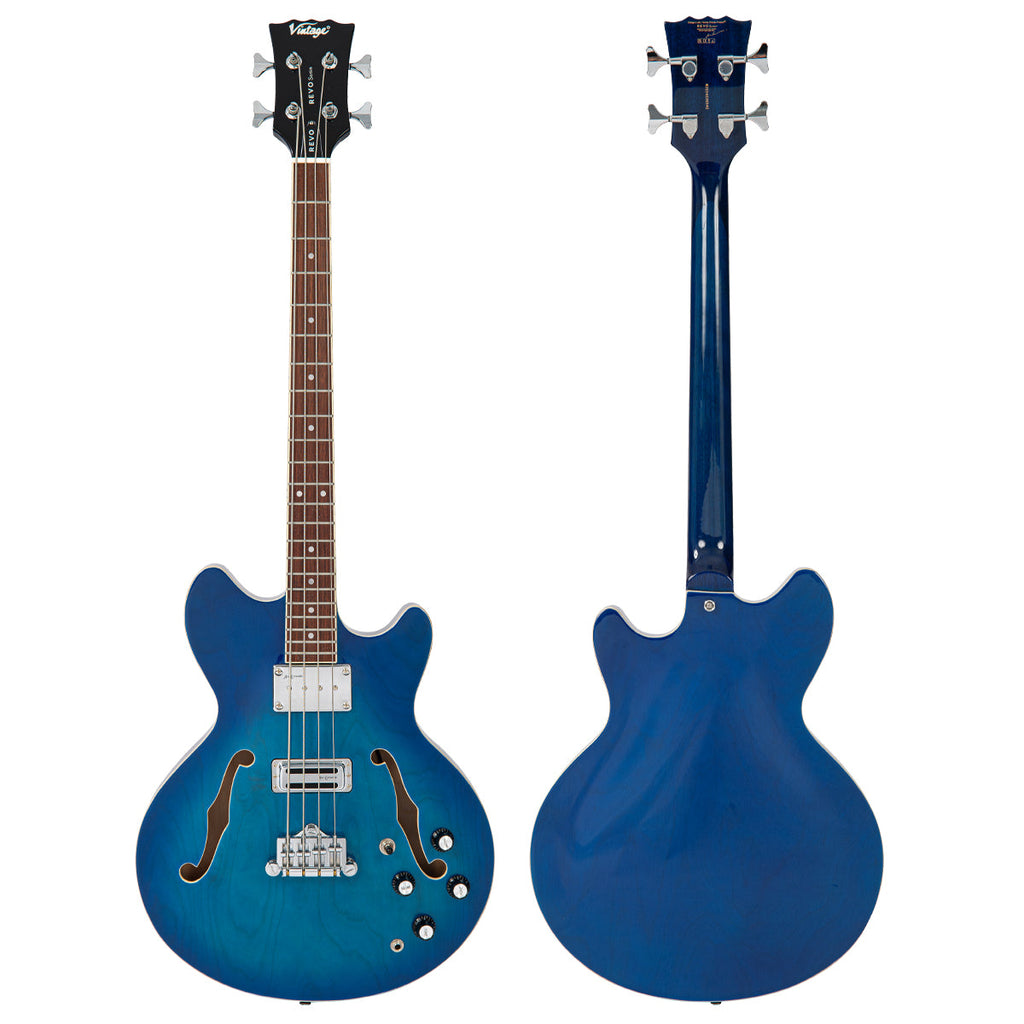 Blueburst Vintage REVO Series 'Supreme' Semi Acoustic Bass