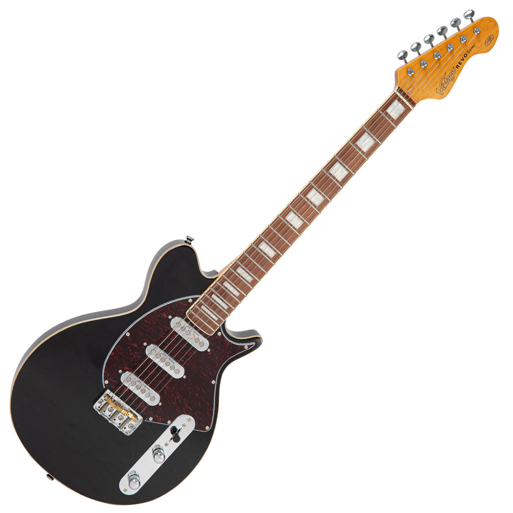 Boulevard Black Vintage REVO Series 'Vision' Electric Guitar