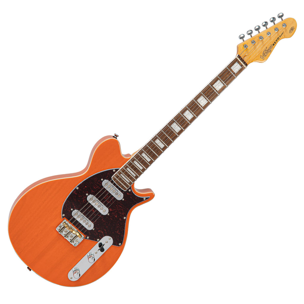 Trans Orange Vintage REVO Series 'Vision' Electric Guitar