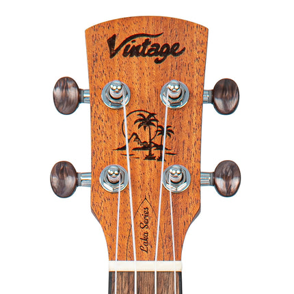Vintage Laka Mahogany Deluxe Series Ukulele & Bag ~ Concert