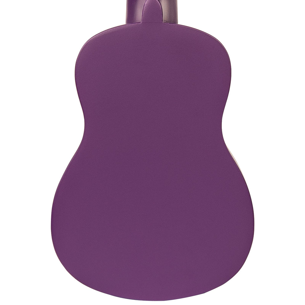 Laka Rainbow Series Soprano Ukulele & Carry Bag ~ Violet