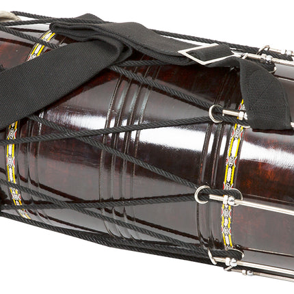 JAS Dhol Standard, straight barrel, stained body With all Accessories